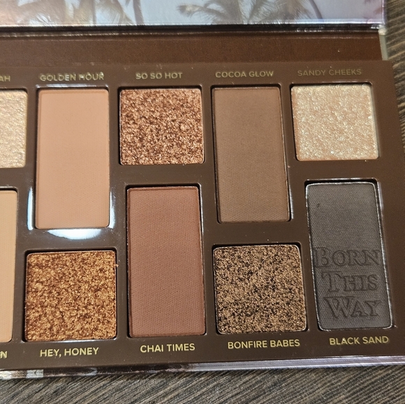 NEW Too Faced Born This Way Sunset Stripped Eyeshadow Palette and Lip Gloss - Picture 3 of 9